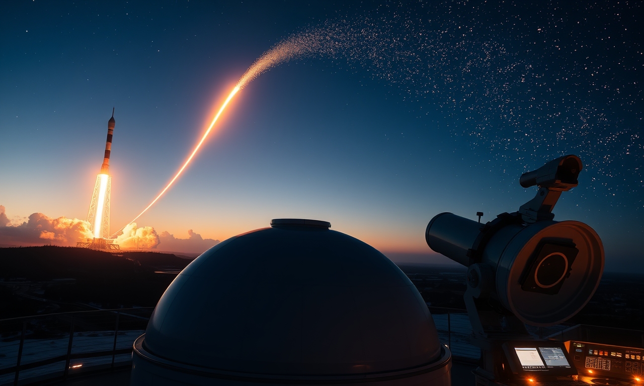 Astronomers Warn of Interference from Orbital Data Centers