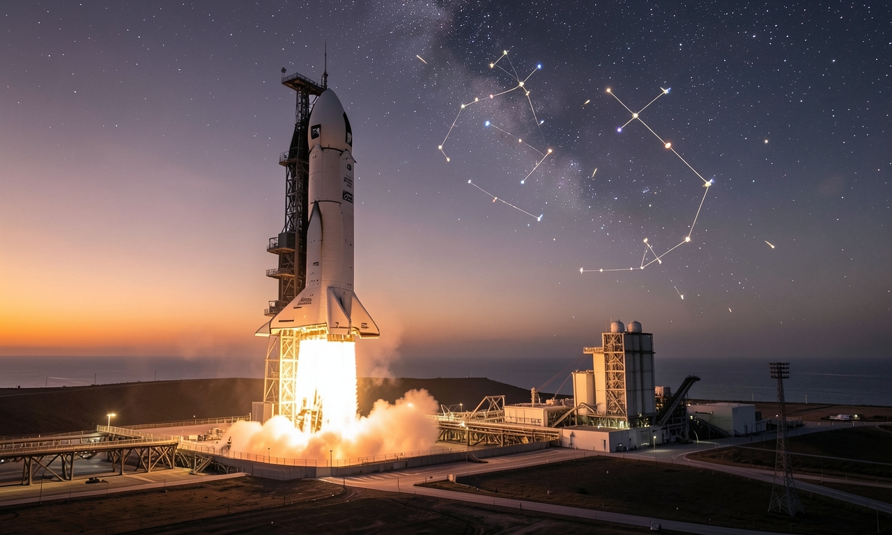 SpaceX Launches Starlink Mission from Cape Canaveral as Nasdaq Listing Debuts