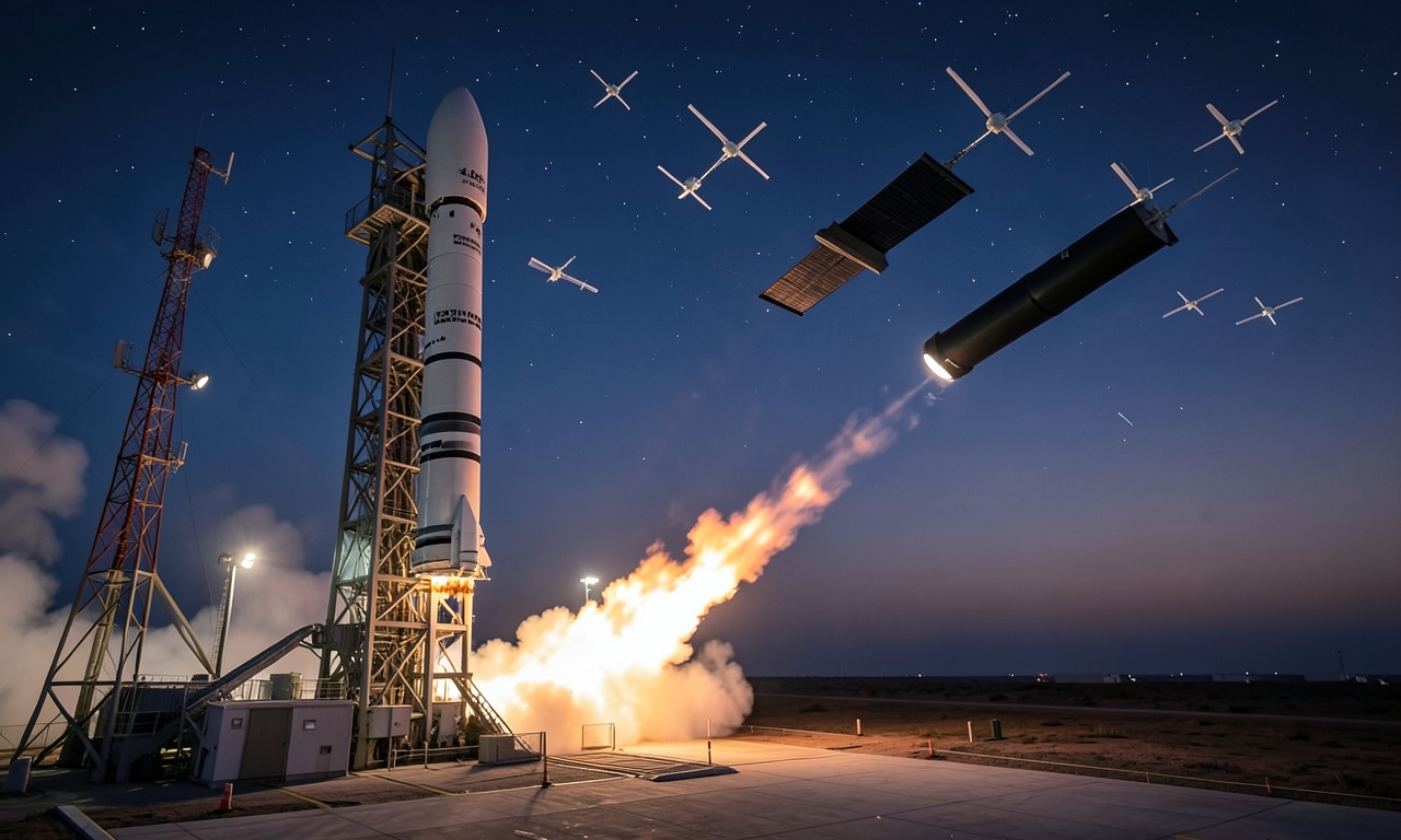 SpaceX launches two Starshield satellites during a Starlink mission