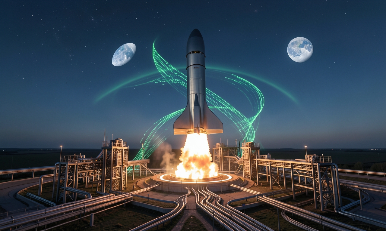 SpaceX launches with record Wall Street debut