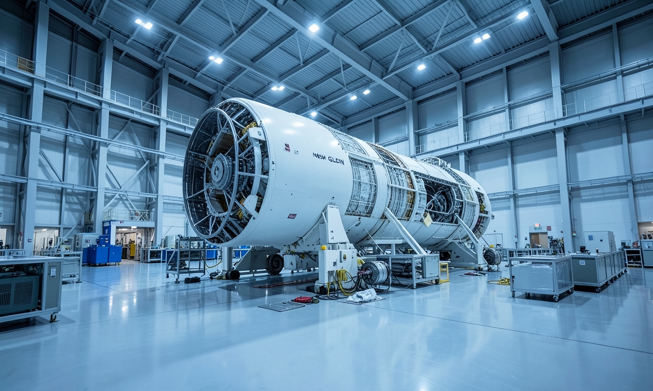Blue Origin Begins Rebuilding New Glenn Launch Pad