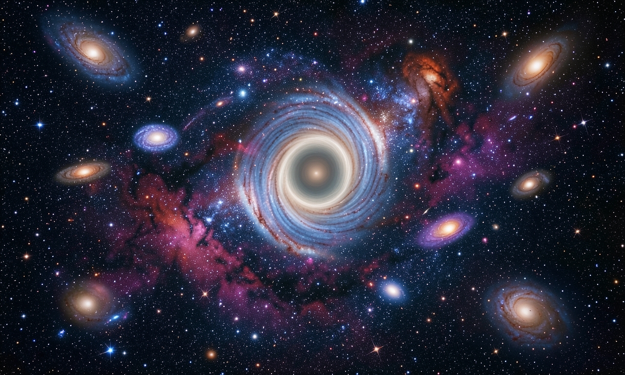 Bullseye galaxy's concentric rings may stem from dark matter
