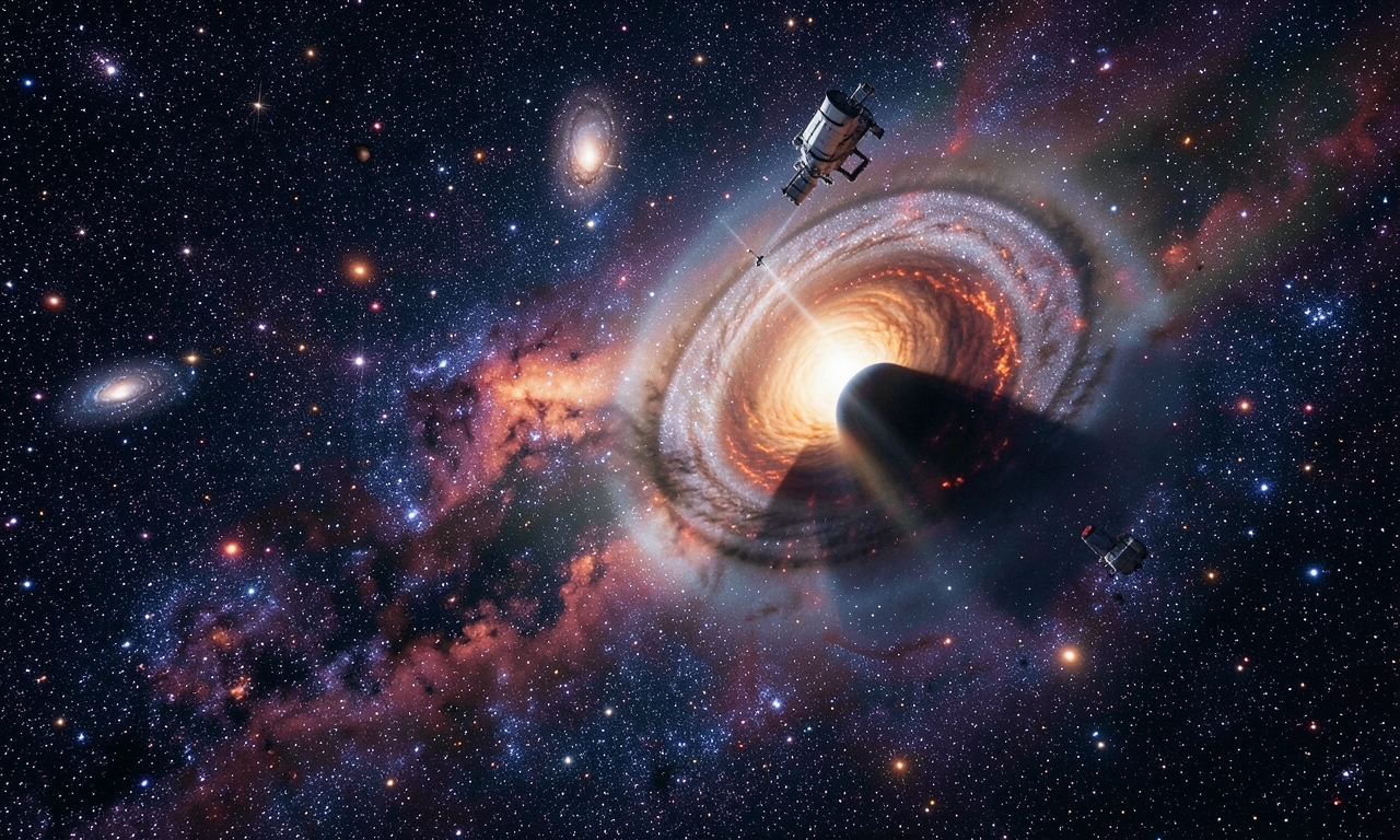 First Probe of Event Horizon Region During Black Hole Merger