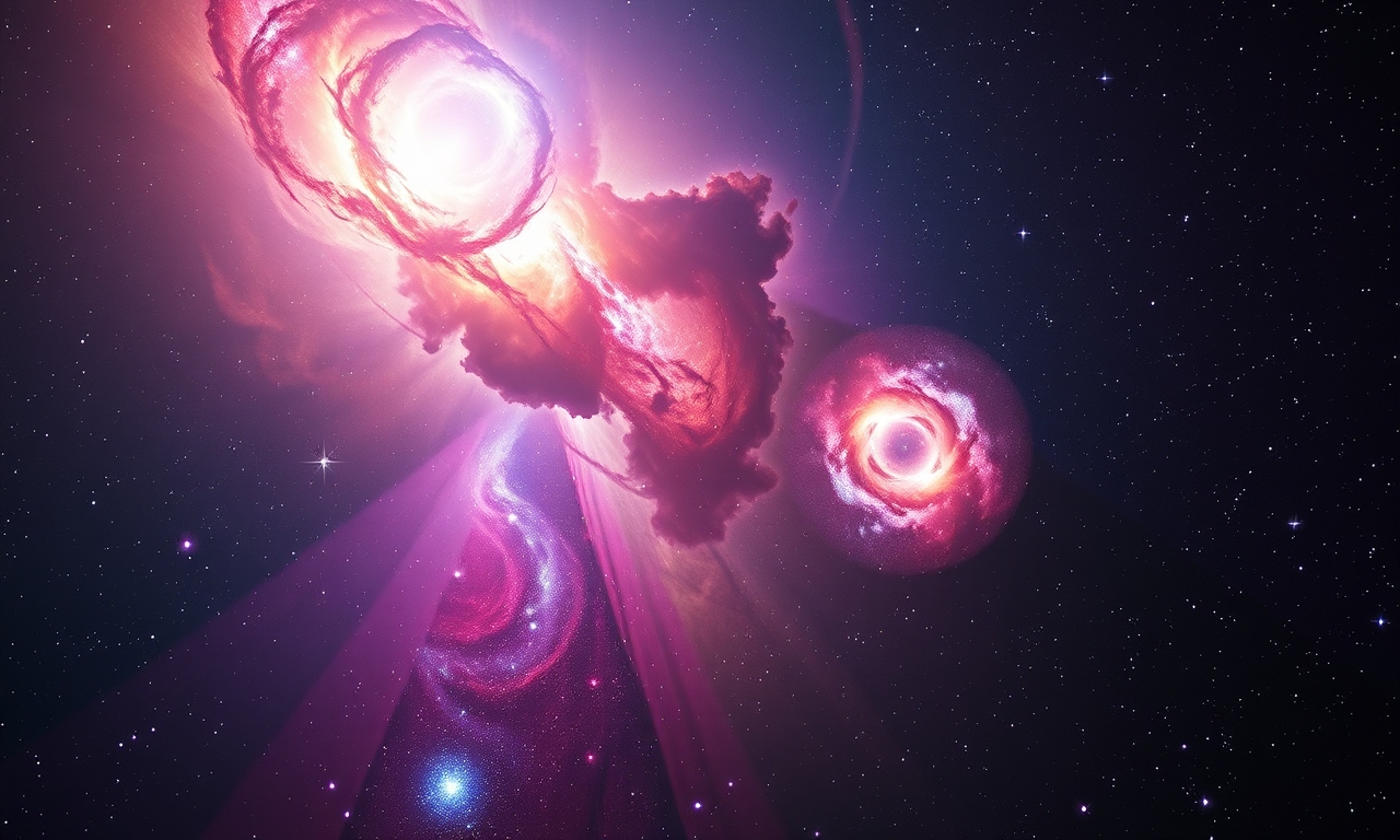 James Webb Space Telescope observes six galaxies merging into one of the universe's largest structures