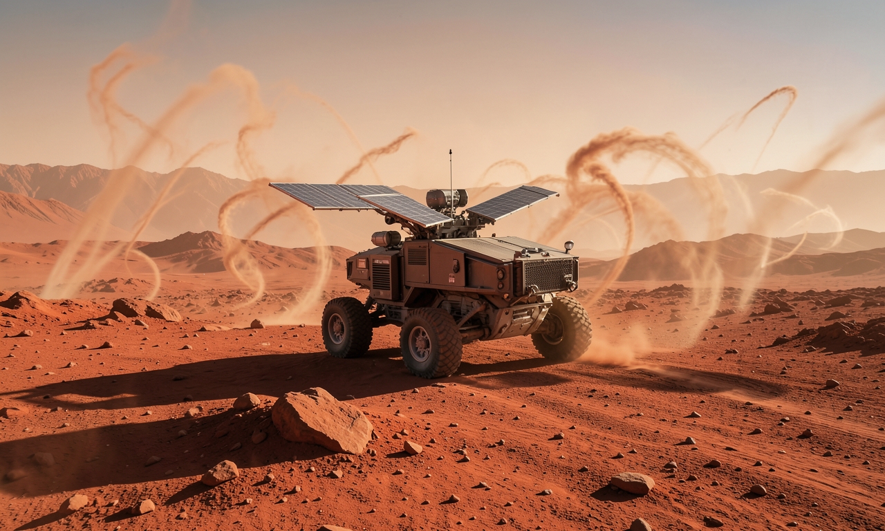 Mars Express captures dozens of dust devils in Mamers Valles