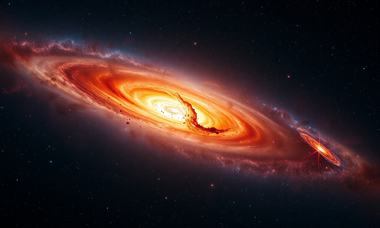 Hubble Reveals Merging of Two Galaxy Clusters