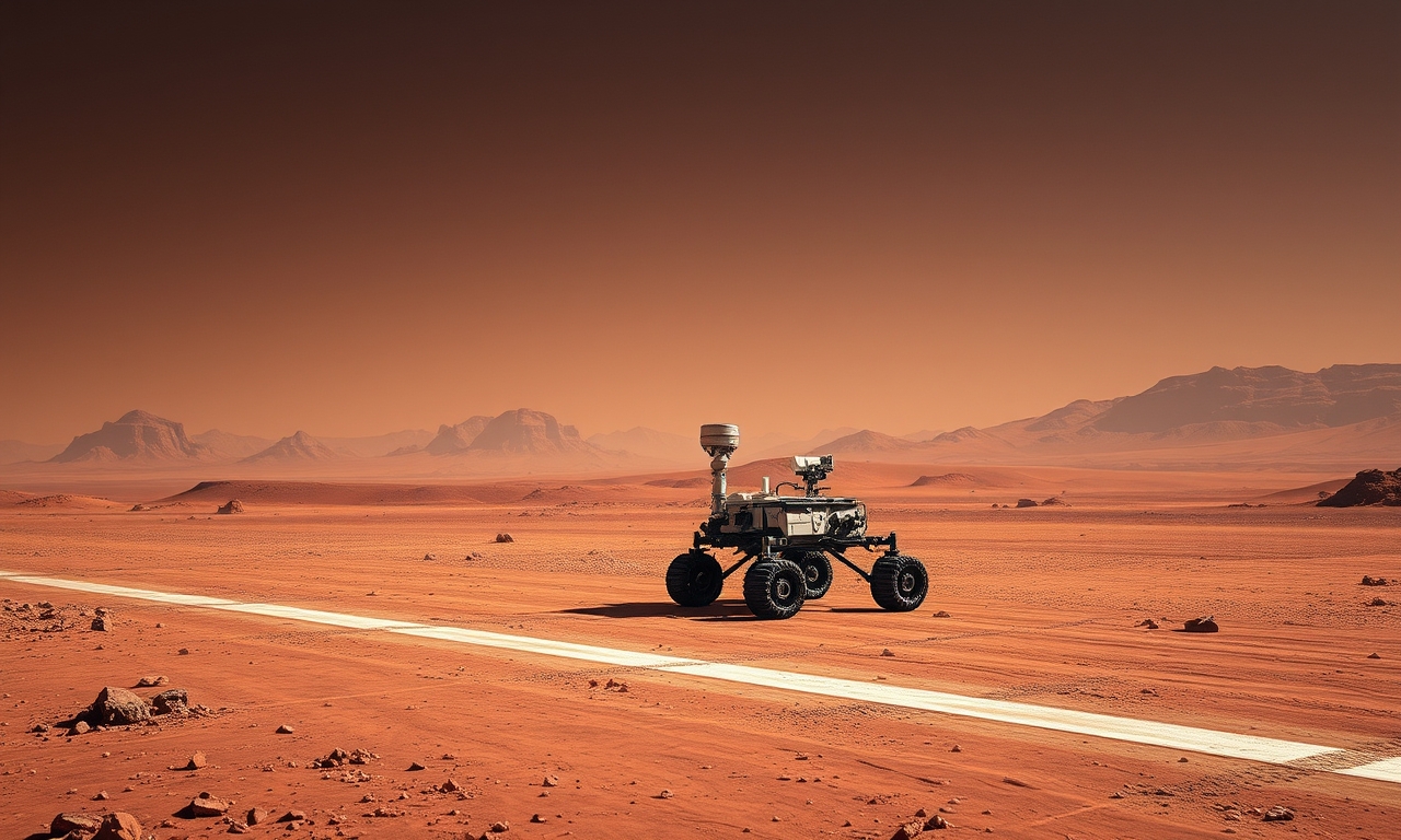 Mars orbiter captures Perseverance crossing the finish line