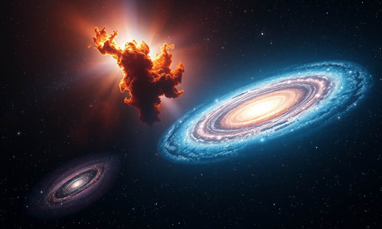 Astronomers Identify Extremely Rare Galaxy Mega-Merger
