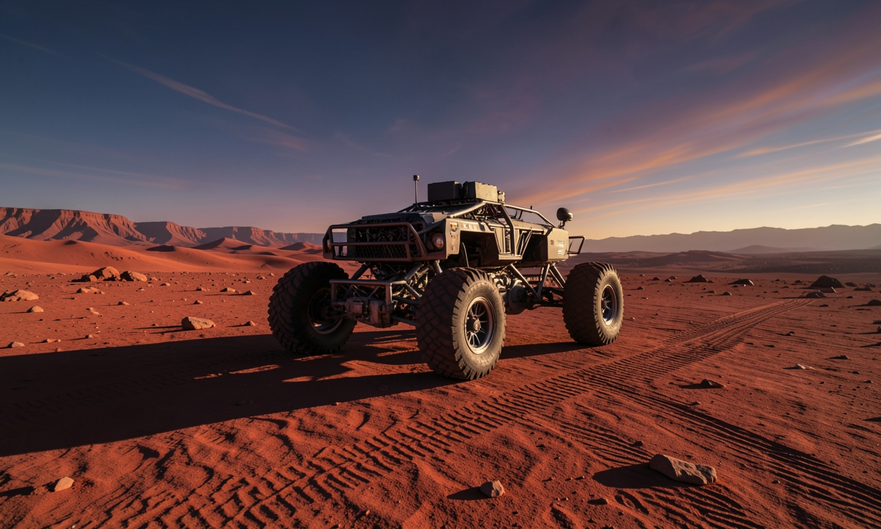 NASA Tests Autonomous Rover Prototype in California Desert