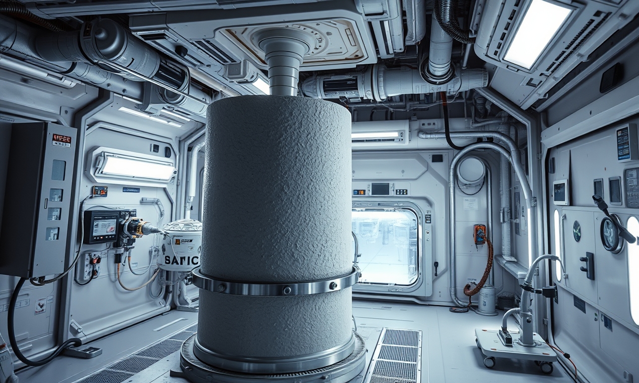 Lunar cement alternative endures six months on ISS, returns stronger in some tests