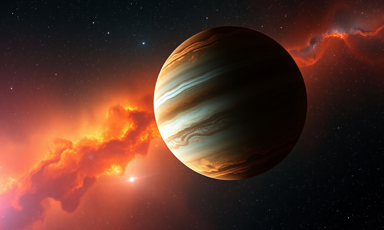 James Webb Reveals Contrasting Hemispheres on a Scorching Hot Jupiter