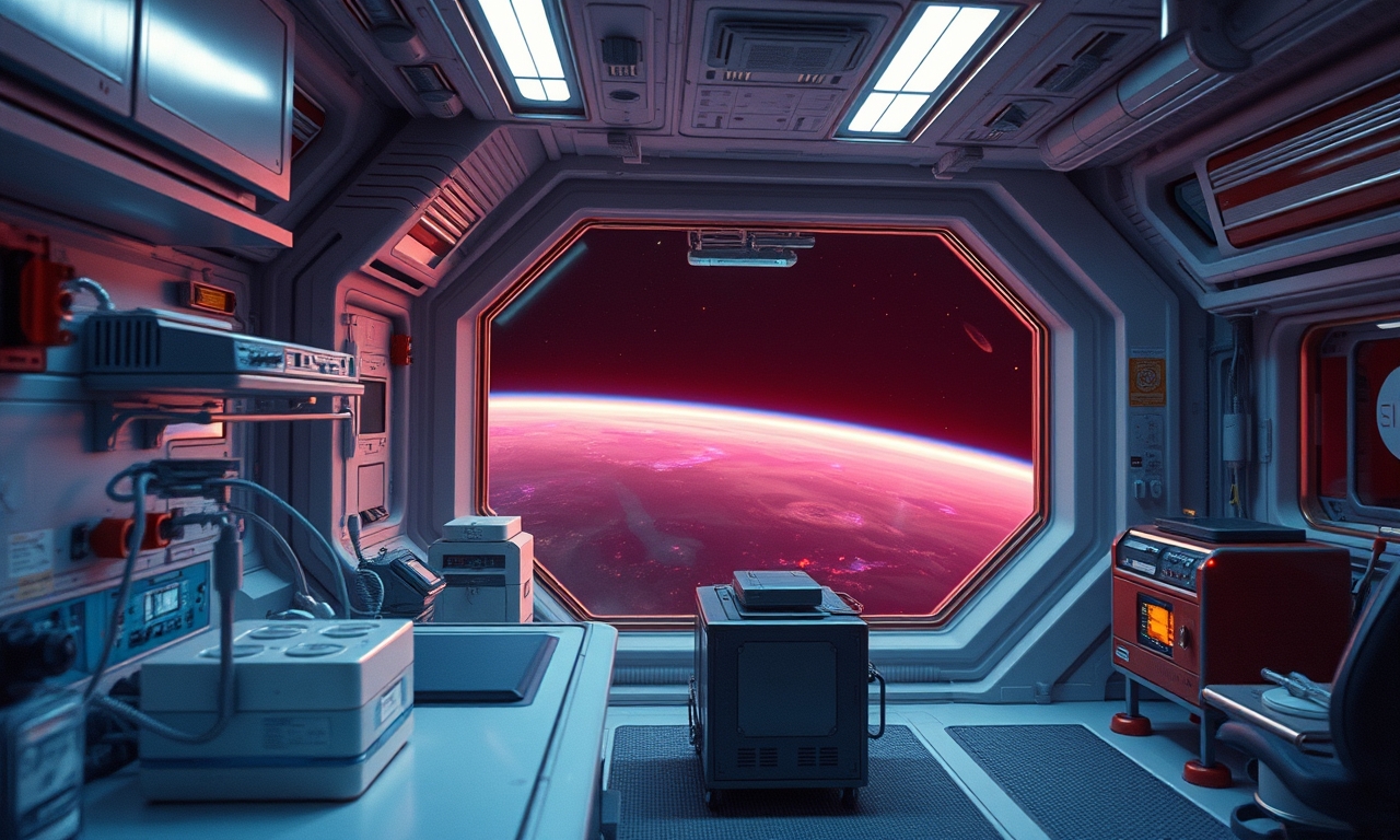 View from a near-light-speed craft: heat from empty space