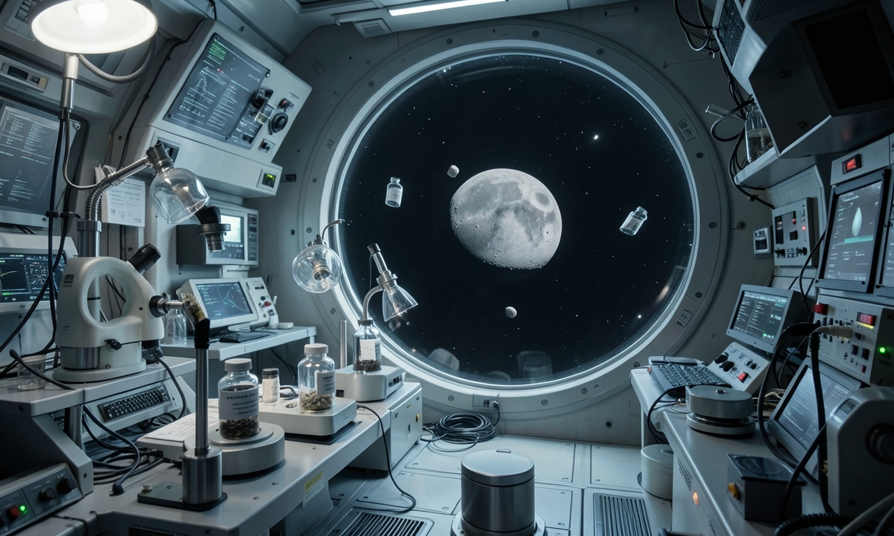 Samples reveal how Earth alters solar wind on Moon's near side