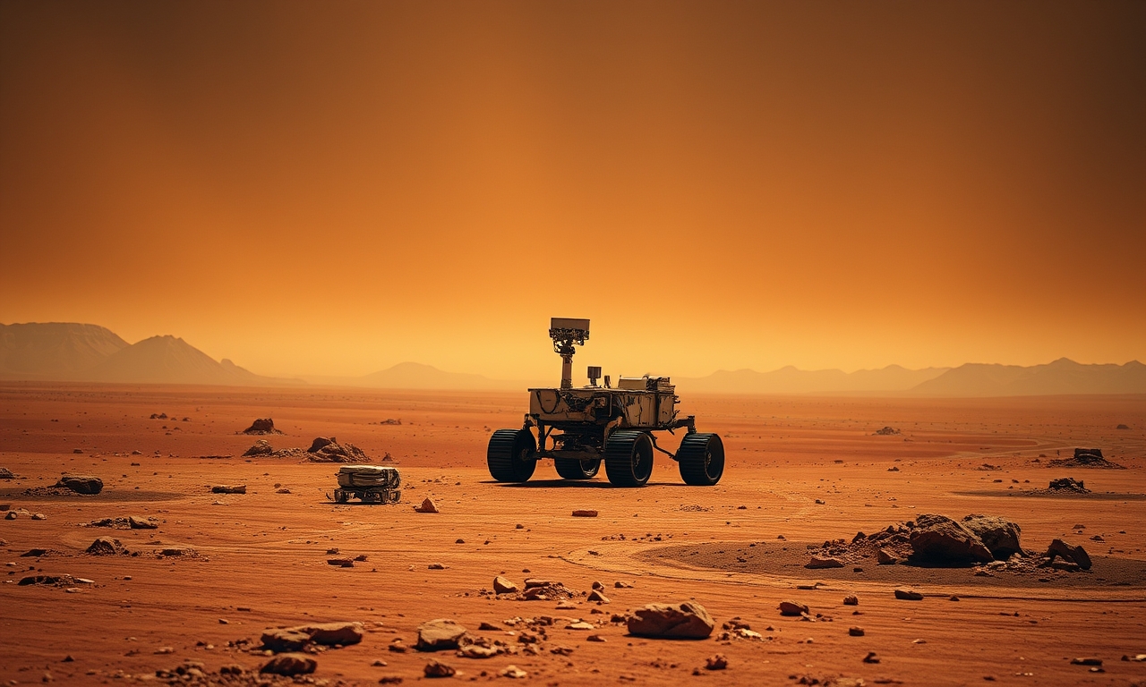 Remains of ancient Martian sandstorms scattered across the surface