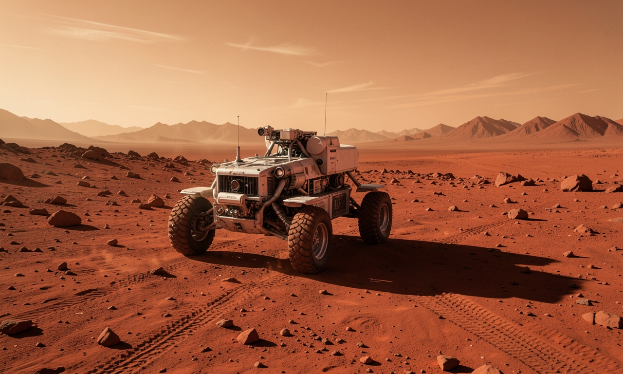 First Glimpse of the Martian Surface