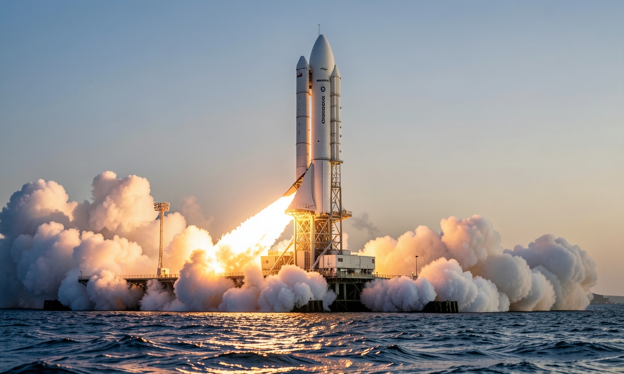 Orienspace launches nine satellites with Gravity-1 from sea off Shanghai