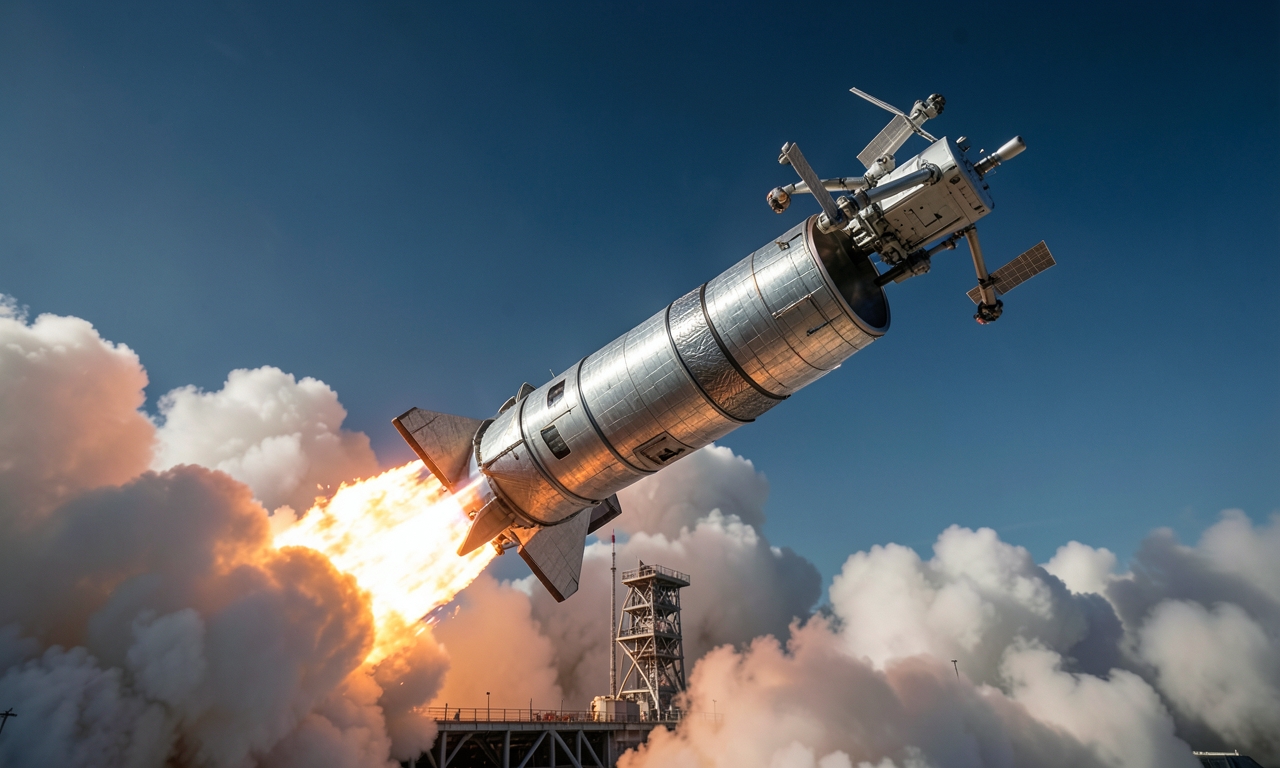 SpaceX launches Northrop Grumman's satellite‑servicing drone with 10‑foot robotic arms into orbit