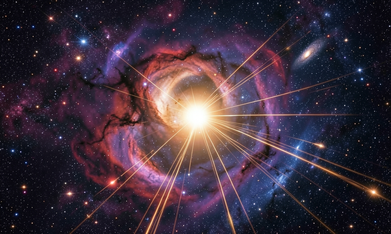 Hubble observes unique helium nova firing cosmic bullets through the Milky Way