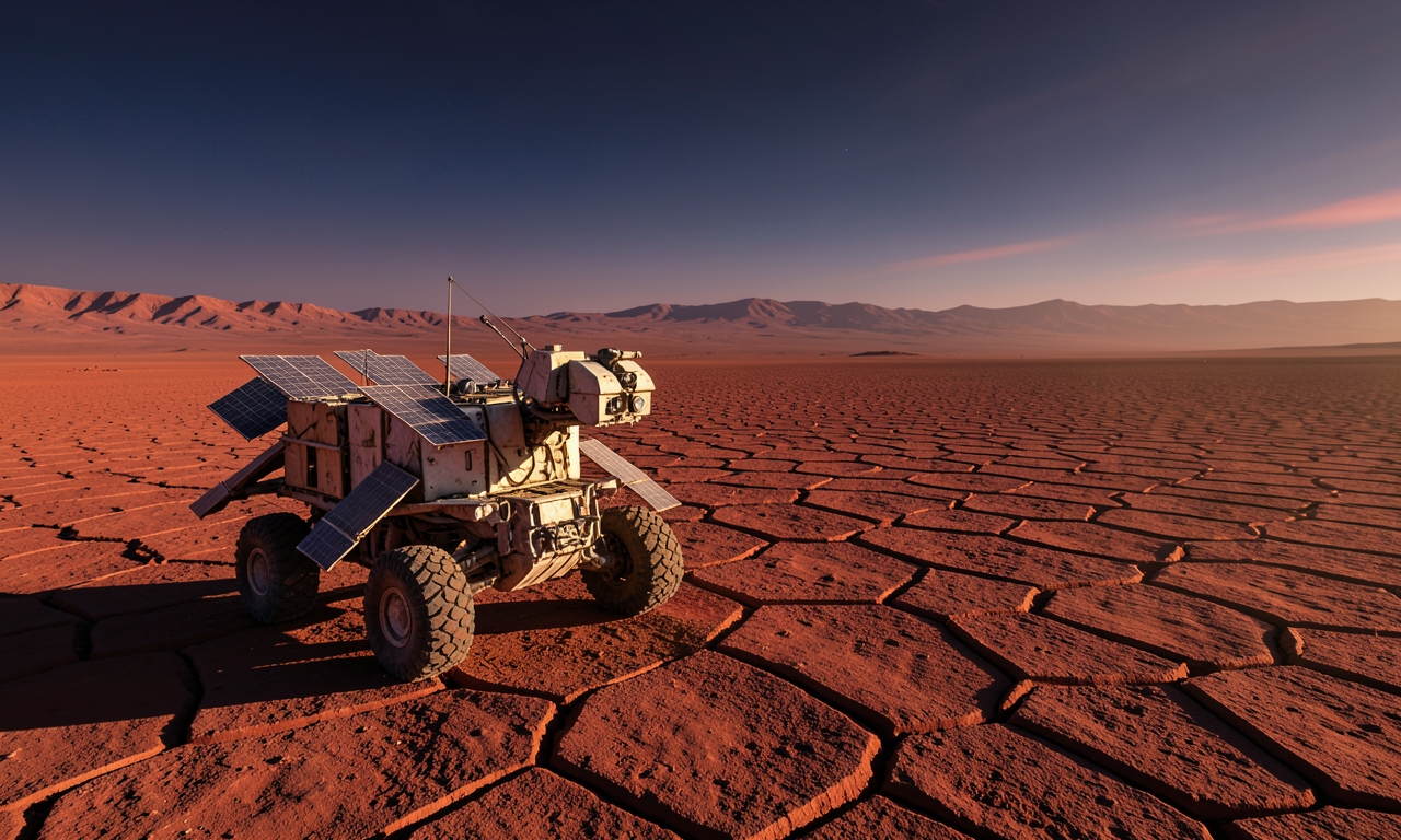 Curiosity Rover Spots Vast Polygon Field on Mars