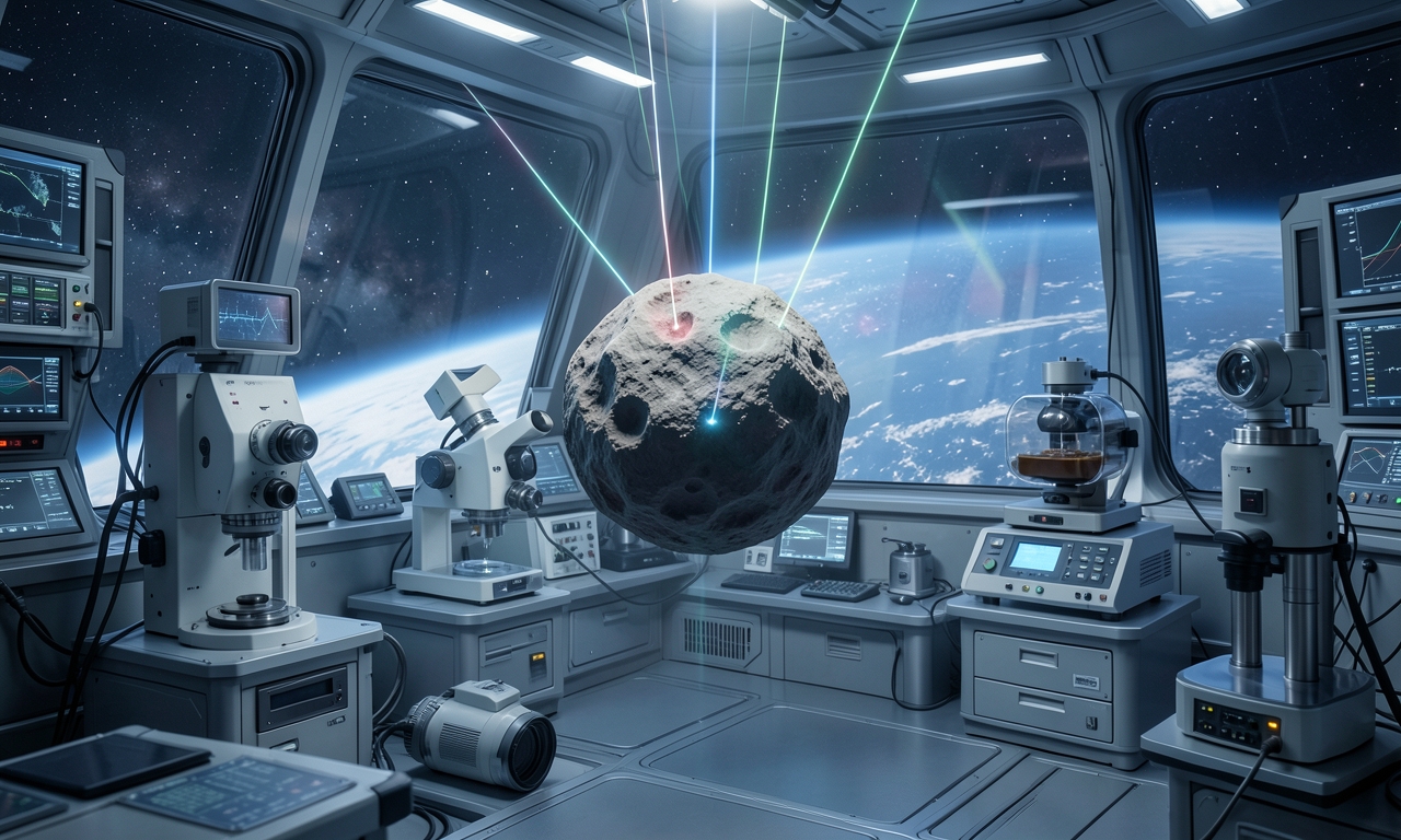 First Laser Ranging Experiment Conducted on an Asteroid