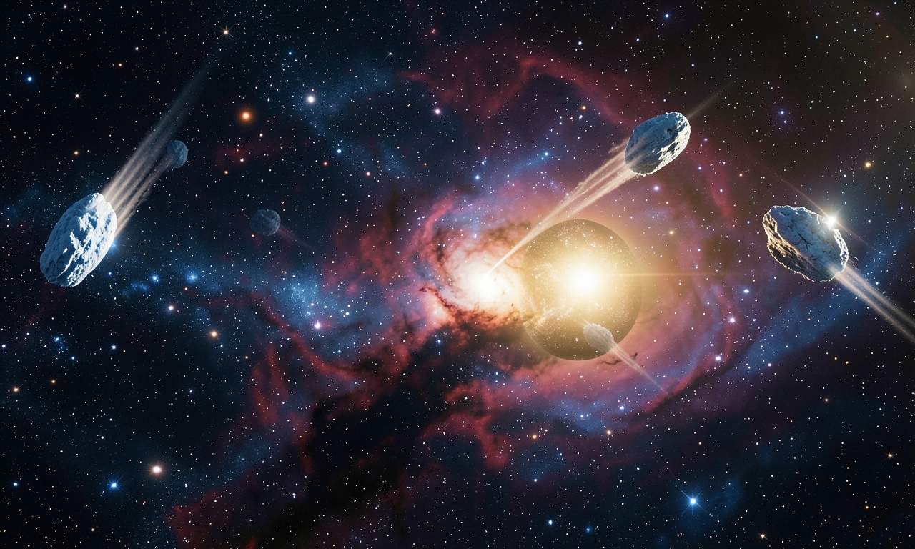 Icy Exocomets Around a Young Star Offer Clues to Earth’s Water Origin